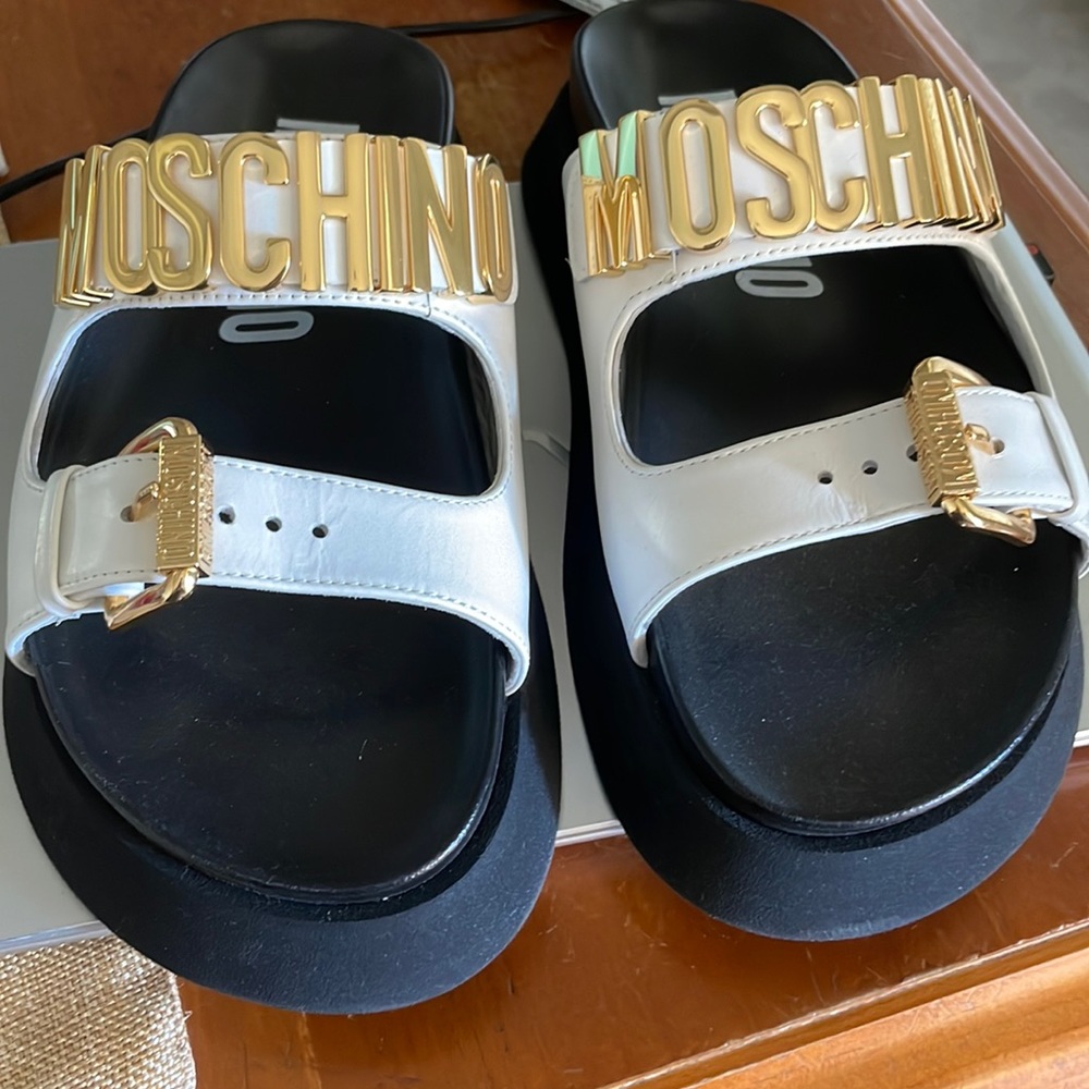 Moschino Leather Sandals